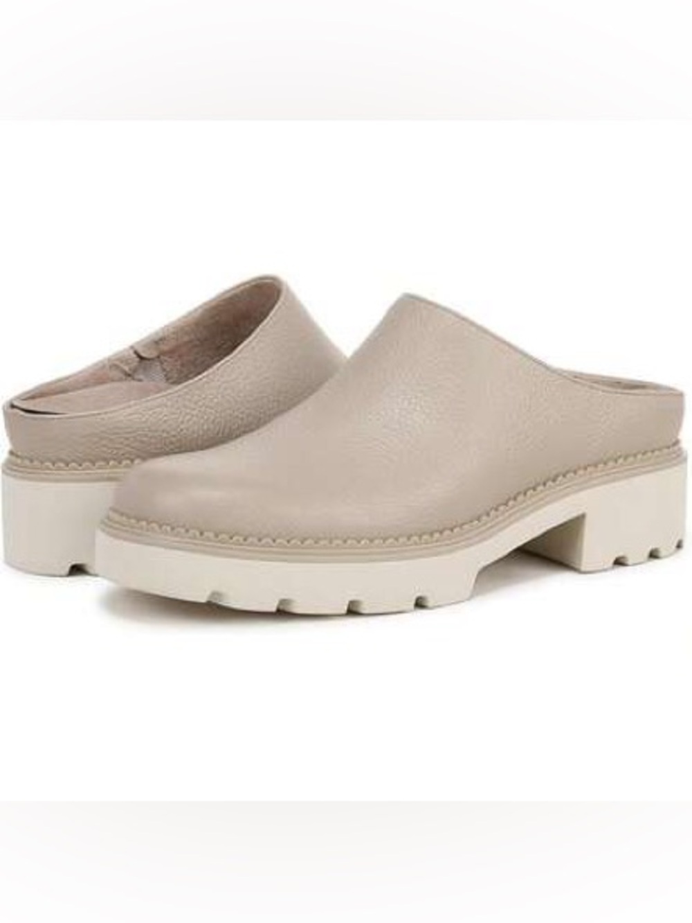 Vionic Fairfax Leather Clog Mules